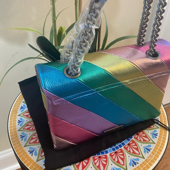 Kurt Geiger Kensington Leather Convertible Shoulder Bag - Picture 7 of 12